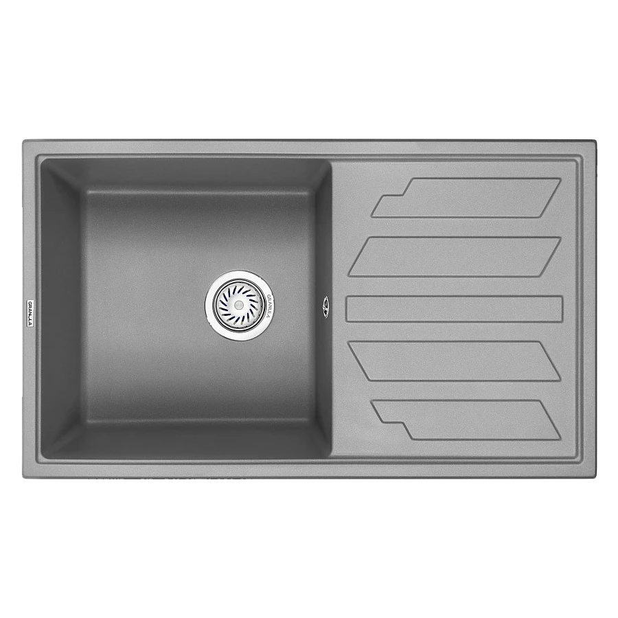 Кухонная мойка Granula 8601 алюминиум