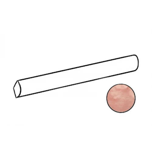 Плитка керамическая Equipe Артисан Йоллы Росе Маллоw / Artisan Jolly Rose Mallow бордюр глянцевый розовый 24486 20х1,2 см