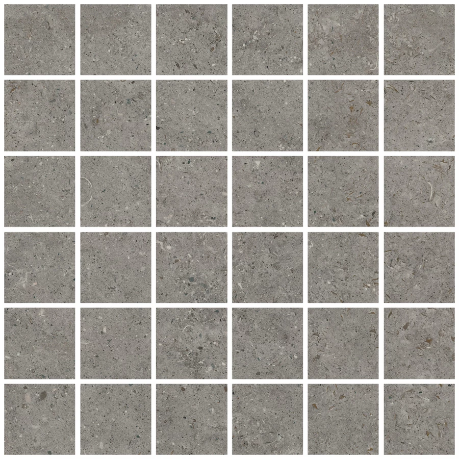 Керамогранит Living Ceramics Bera&Beren Dark Grey Mosaic 55 Natural матовый серый LV10552 30х30 см