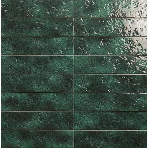 Плитка настенная Mainzu Amalfi Cipresso глянцевая зеленая 30х7,5 см