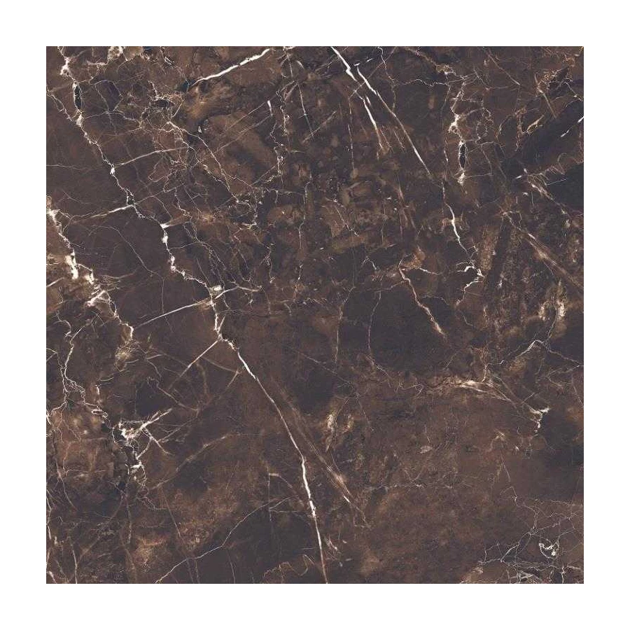 Керамогранит Velsaa Emperador-Daina Mramor Copper Slab black 60 коричневый 60*60 см