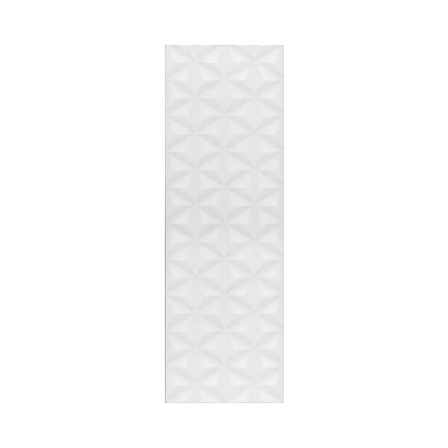 Плитка настенная Kerama Marazzi Диагональ белый структура обрезной 12119R 25*75 см