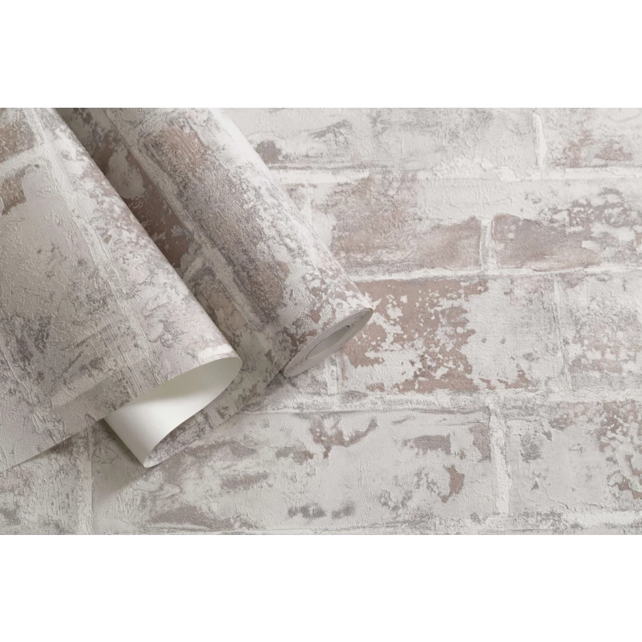 Обои флизелиновые Palitra Life Brick коричневые PL71412-14 1,06х10,05 м