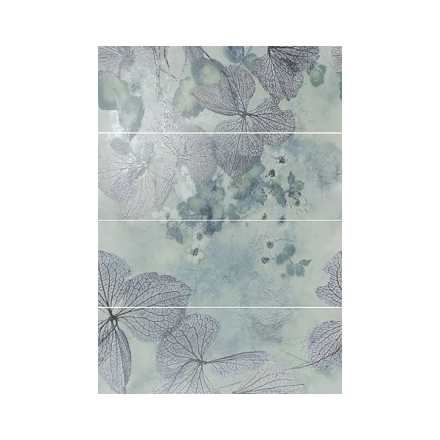 Керамическая плитка Fanal Dec. Pearl dream turquoise a салатовый (компл. из 4-х шт.) 126,4х90 см