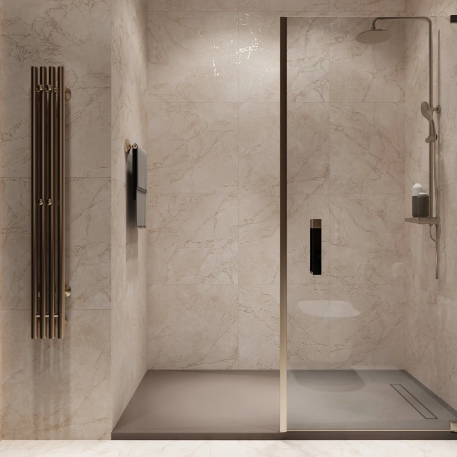 Керамогранит Arcadia Ceramica Arctic Pearl Carving бежевый CR6007-A 60х60 см