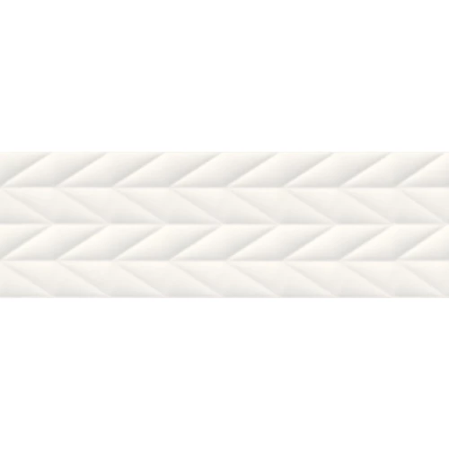 Плитка настенная Meissen Keramik French Braid белый рельеф O-FRE-WTA051 89х29 см