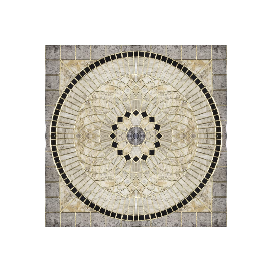 Керамогранит Infinity Ceramic Tiles Rimini Roseton Gris 120x120 см