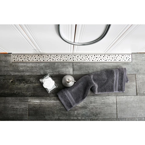 Душевой лоток Creto Quadro с решеткой хром CRE-350 QN 35 см