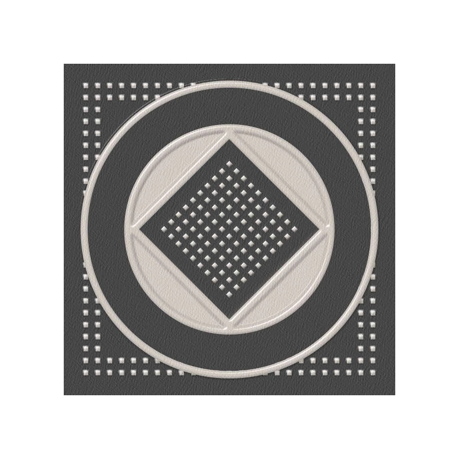 Декоративная вставка Estima Декоративная вставка Macedonia Grey неполированная 38624 5,8x5,8x0,7 см