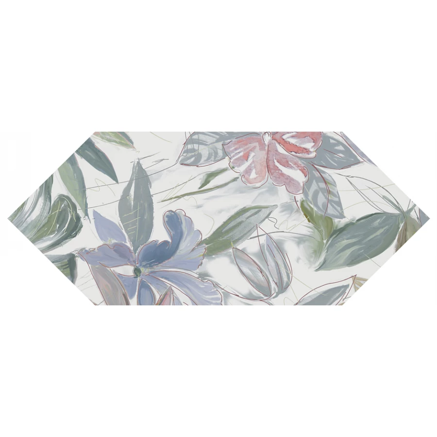 Декор Kerama Marazzi Фурнаш глянцевый многоцветный 14х34 см