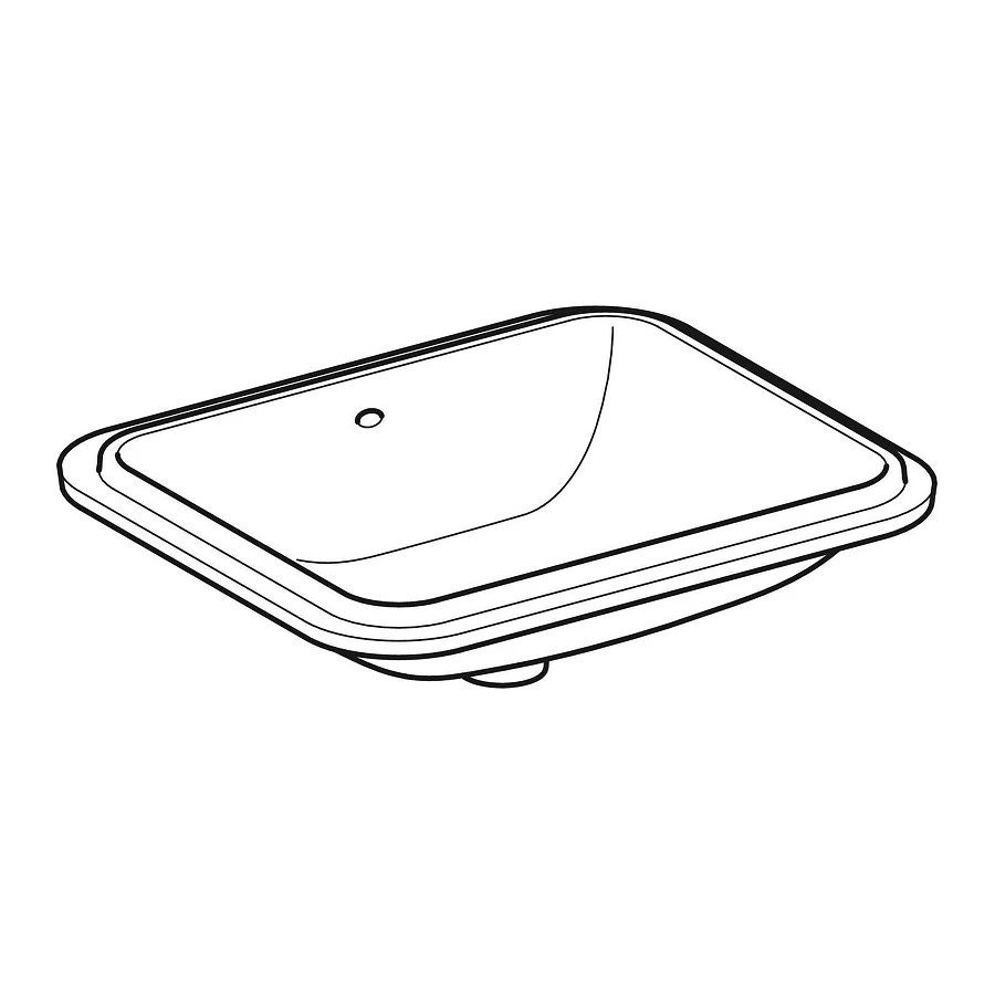Раковина встраиваемая Geberit VariForm 500.764.01.2 58x49 см