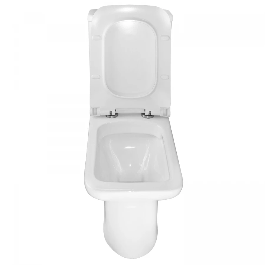 Унитаз-компакт Azario Glory напольный безободковый с быстросъемным сиденьем микролифт AZ-49 38х68х81.2 см