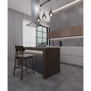 Керамогранит Arcadia Ceramica Cementum Gris Matt матовый серый RT7001-A 120х60 см