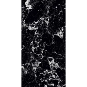 Керамогранит Arcadia Ceramica Elegant Nero High Gloss чёрный HG2001-A 120х60 см