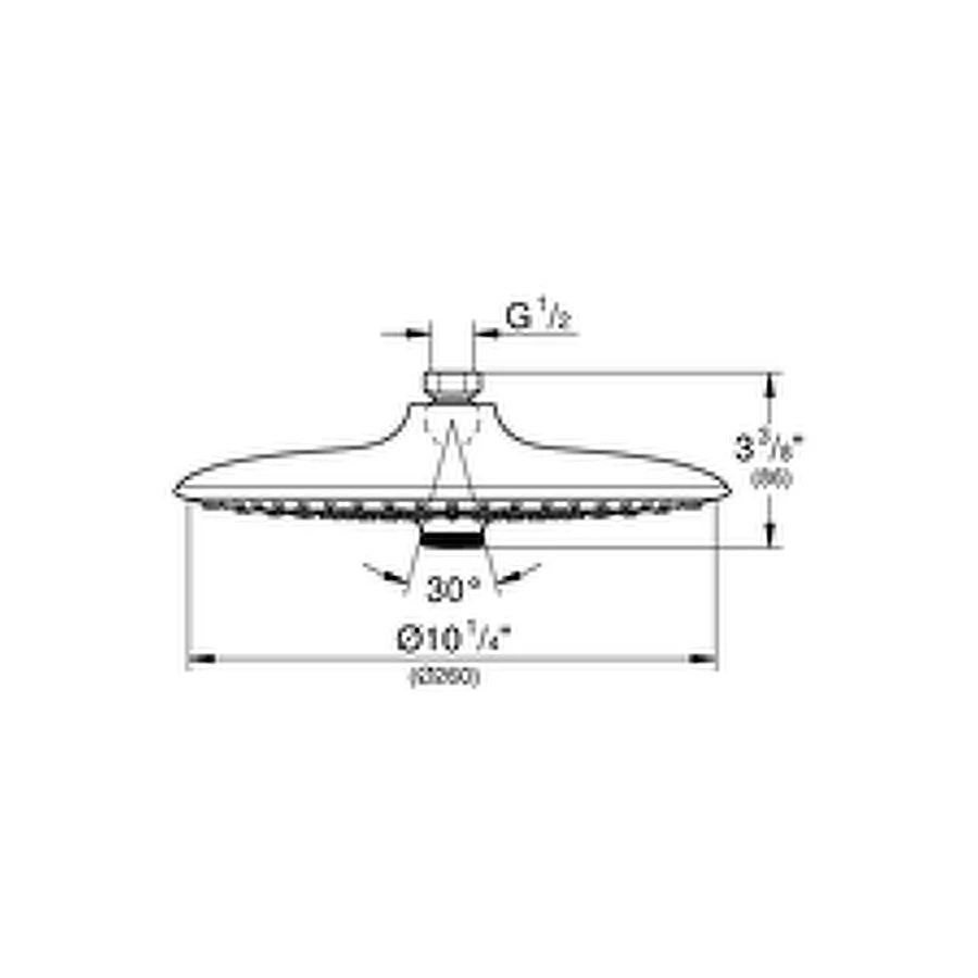 Верхний душ Grohe Euphoria SmartControl 26457000