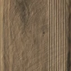 Ступень Paradyz Carrizo Wood Stopnica Prosta Struktura Mat B1a матовая коричневая 60х30 см