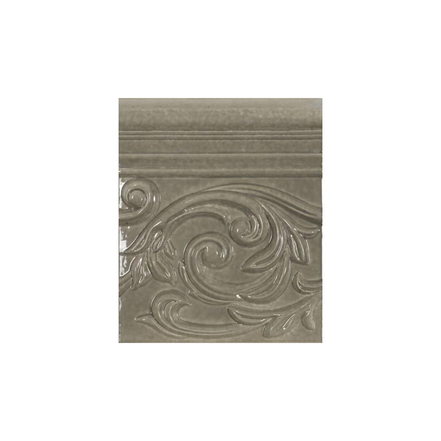 Плитка настенная Ape Ceramica Vintage Decor Poesia Lead глянцевая серая A021969 17,8х15 см