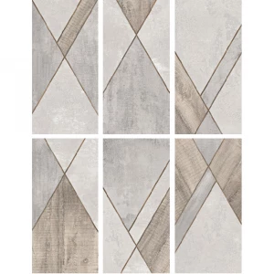 Плитка настенная Azori Global Geometry матовая серая 00-00109519 63х31,5 см