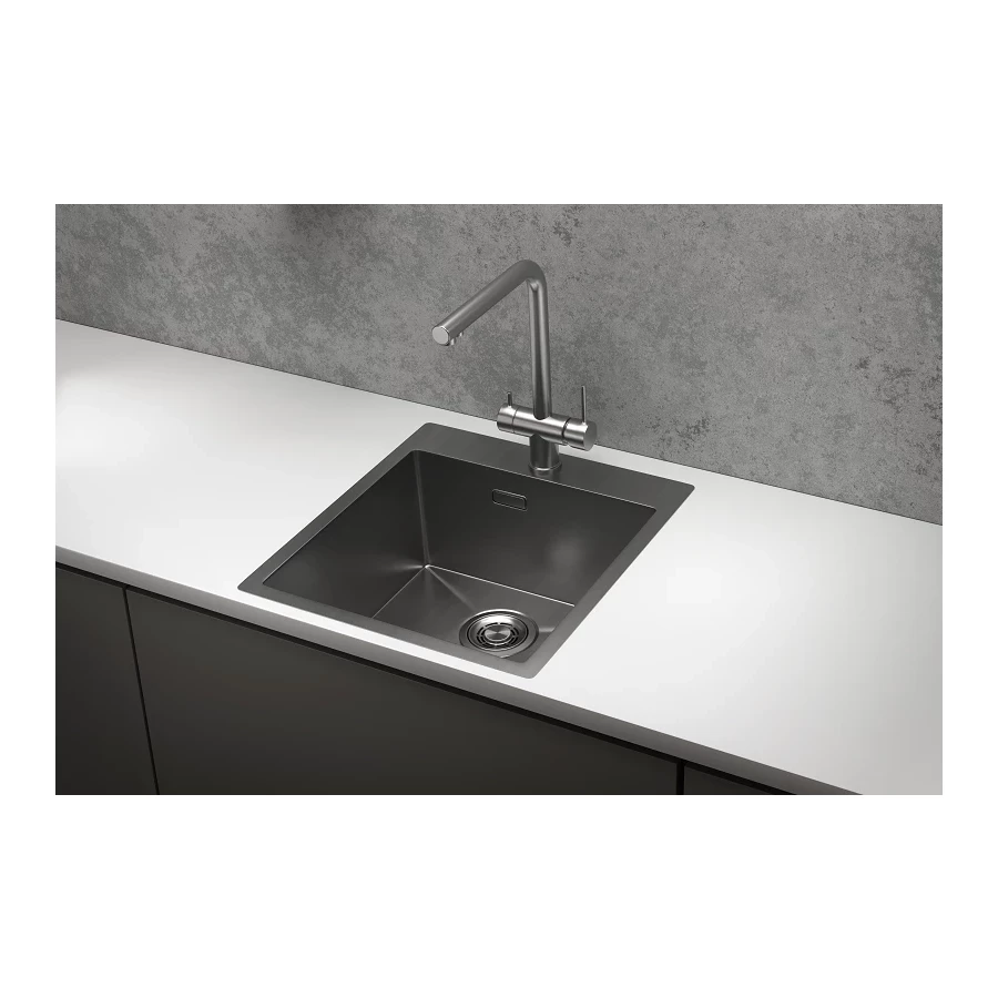 Кухонная мойка Granula 4600, сталь сатин