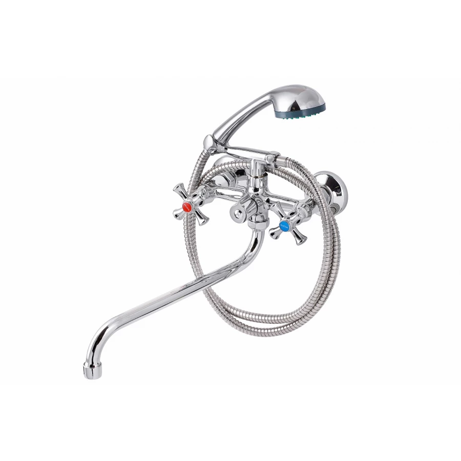 Смеситель для ванны с душем ПСМ-Профсан PSM-158-75 ЕВРО тип См-ВУДРНШлА хром