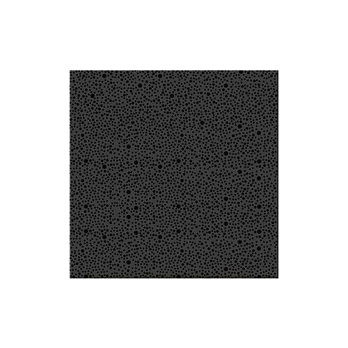 Плитка напольная Azori Дефиле Неро чёрный 42х42 см