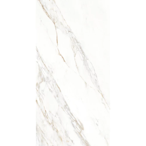 Керамогранит Creanza Enfold Statuario Matt Glossy матовый с глянцевым эффектом белый CZ-GL03-B 160х80 см