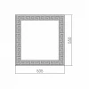 Зеркало Silver Mirrors без полки Греция 00000000731 53.5x55 см