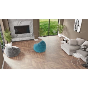 Каменный SPC ламинат Alpine Floor Parquet Light синхронное тиснение Дуб Роял ЕСО 13-2 43 класс 4 мм 1.95 кв.м 60х12.5 см