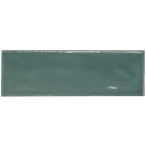 Керамогранит Monopole Artisan Turquoise 002590 глянцевый бирюзовый 15x5 см