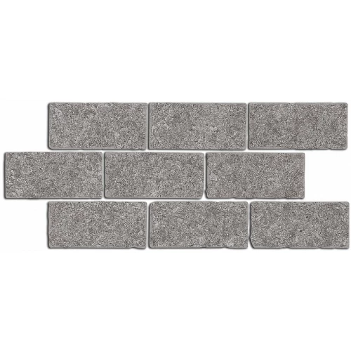 Бордюр Kerama Marazzi Роверелла пепельный мозаичный BR025 34,5х14,7 см