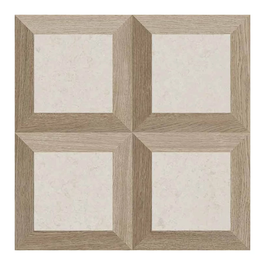 Керамогранит Versace V Stone Frame White Nat R матовый белый PF60017066 60х60 см