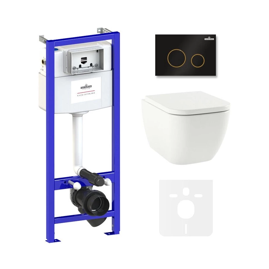 Унитаз Lavinia Boho Relfix One Rimless 75110114 (комплект 6 в 1)