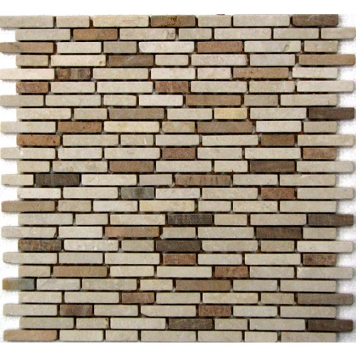 Мозаика Bonaparte Каменная мозаика Barcelona I неполированная коричневая 30,5х30,5 см