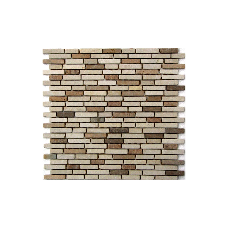 Мозаика Bonaparte Каменная мозаика Barcelona I неполированная коричневая 30,5х30,5 см