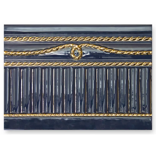 Бордюр Maritima Ceramics Rumbo Zocalo Rumbo Aqua СБ 054 30х20 см