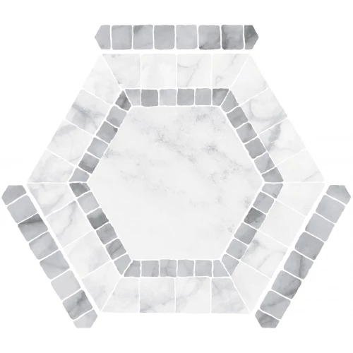 Керамогранит Monopole Avant Ibiza White 25х22 см