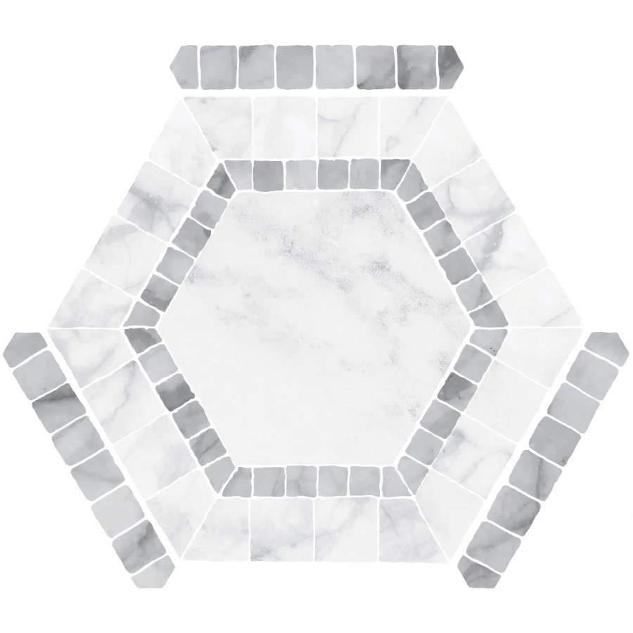 Керамогранит Monopole Avant Ibiza White 25х22 см