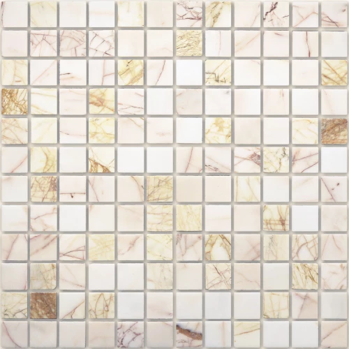 Мозаика из натурального камня Caramelle Mosaic Ragno rosso POL бежевый 29,8x29,8 см