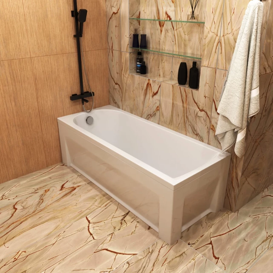 Акриловая ванна Timo Mika MIKA1770 170x70x58 см