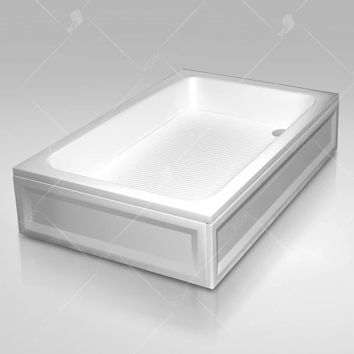 Душевой поддон прямоугольный RGW B/CL-S-A 16180292-51-A белый 1200x900 мм
