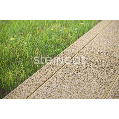 Тротуарная плитка Steingot Садовый Grano серая 25025 1000х200х80 мм