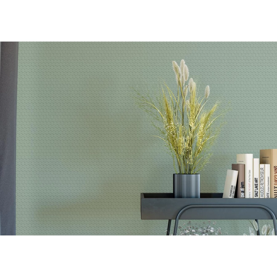 Обои флизелиновые Palitra Home Small pattern HomeColor зеленые HC72339-77 1,06х10,05 м