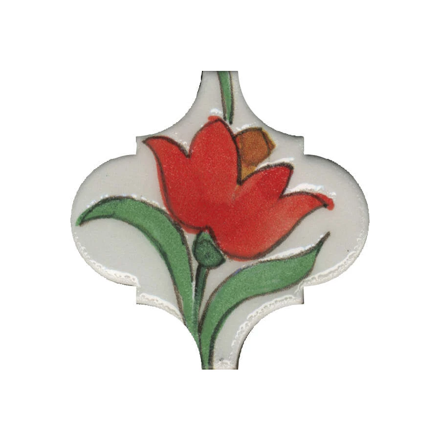 Плитка настенная Kerama Marazzi Авейру 4 Декор глянцевый красный VT/A312/65000 6,5х6,5 см