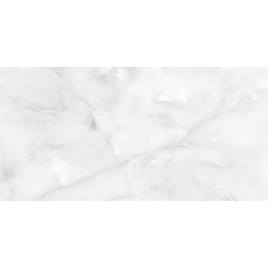 Керамогранит Duna Snow Onyx Ice Satin полуматовый белый RP-238588 120х60 см