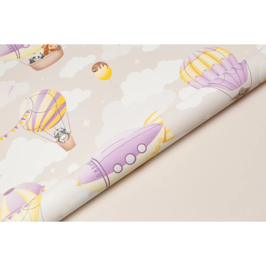 Обои флизелиновые Palitra Home Zoo Child HomeColor бежевые HC72270-12 1,06х10,05 м