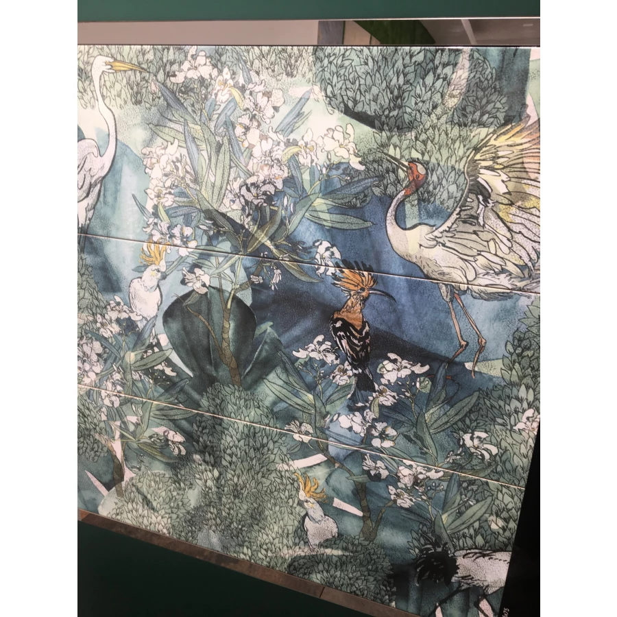 Панно стеклянное Ceramika Konskie Botanica Rett Decor (3) 75x75 см