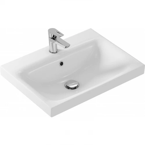 Раковина мебельная Cersanit Moduo 60 узкая 1 отверстие S-UM-MOD60SL/1