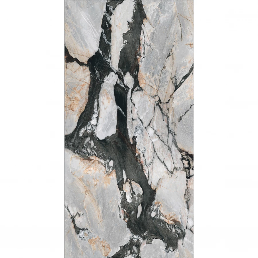 Керамогранит StaroSlabs Matt Eleganza матовый серо-черный 68417162 320х160 см