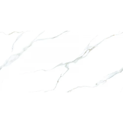 Керамогранит lamore Ceramic Gloss 60х120 Nicol Statuario глянцевый белый 60/120-041 120х60 см