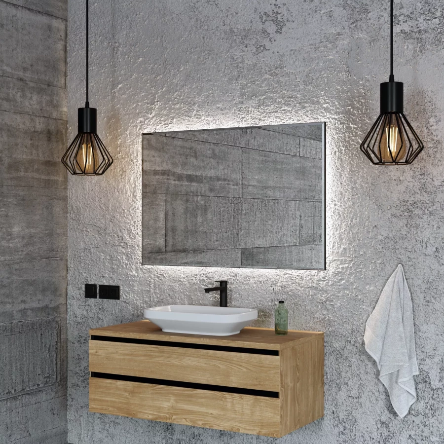 Зеркало Mebelvann Беладжио с подсветкой Z_BLJ_BL_800х1200 120x80 см